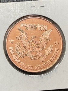 POW-MIA 1 Ounce .999 Copper Round