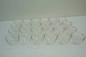Vintage Clear Punch Cups