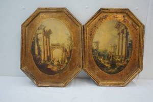 Vintage Florentine Plaque