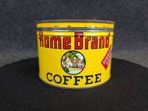 lot 487 image: Vintage HOME BRAND 1# Coffee Can - Minneapolis, MN