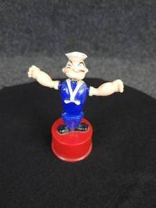 lot 489 image: 1960s Push Button Popeye Toy - Kohner Bros. Inc