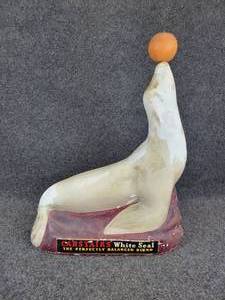lot 448 image: Vintage Carstairs White Seal Whiskey Store Display - 22 Long - Produced by the Barton 1792 Distillery of Kentucky