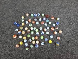 lot 455 image: (70) Assorted Vintage Marbles