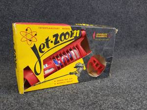 lot 472 image: 1950s Jet-Zoom Interplanetary Model toy Gun with Original Box, WORKS