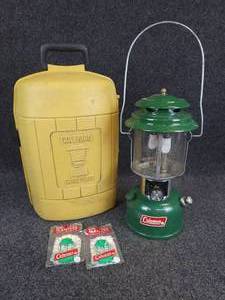 lot 478 image: 1978 Coleman Pressure Lantern in Case - Model 220J - NO SHIPPING