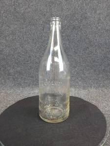 lot 515 image: Vintage Dominion Soda Water Co 30oz Glass Bottle