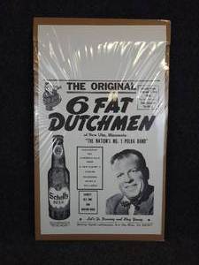 lot 602 image: Original Schells Beer 6 Fat Dutchmen Playbill - New Ulm, MN
