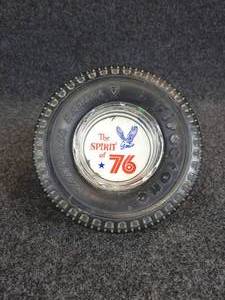 lot 595 image: Vintage Firestone Tire Ash Tray The Spirit of 76