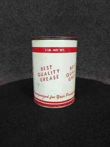 lot 609 image: Vintage Best Quality Grease 1lb Can