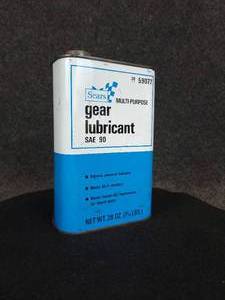 lot 604 image: Vintage SEARS Gear Lubricant 28oz Oil Can