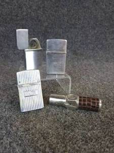 lot 603 image: (4) Vintage NIMROD Lighters