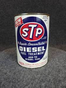 lot 648 image: Vintage SEALED STP Diesel Fuel Treatment 1 Quart Oil Can
