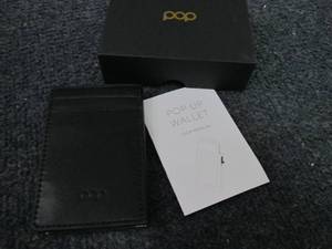 lot 76 image: Pop Up Card Holder Genuine Leather ...