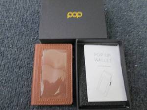 lot 79 image: Pop Up Card Holder Genuine Leather ...