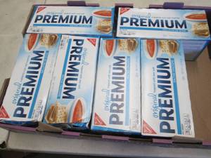 lot 85 image: 6- 1lb boxes Nabisco Premium Saltin...