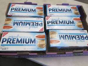 lot 88 image: 6- 1lb boxes Nabisco Premium Saltin...