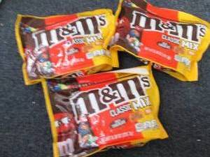 lot 99 image: 3- 8.3 oz Bags M&M Classic Mix...