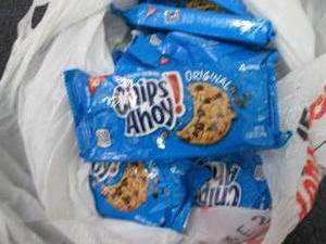 lot 112 image: 12- pks Chips Ahoy Cookies...