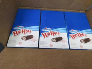 lot 122 image: 3 - 18 oz Boxes Hostess Ho Hos Best...