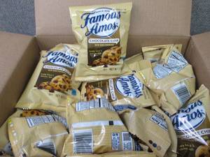 lot 127 image: Case of 42-2 oz Pouches Famous Amos...