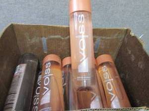 lot 137 image: 12- 28.74 oz Bottles Voss  Collage...