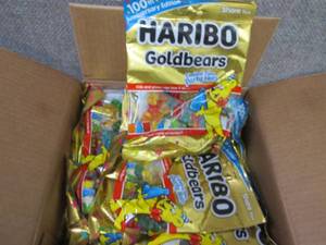 lot 143 image: 12- 4 oz Bags Haribo Goldbears ...