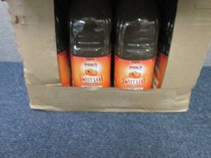 lot 152 image: 8-64 0z Bottles Sweet Leaf Peach Ic...