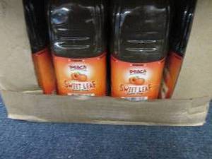 lot 154 image: 8-64 0z Bottles Sweet Leaf Peach Ic...