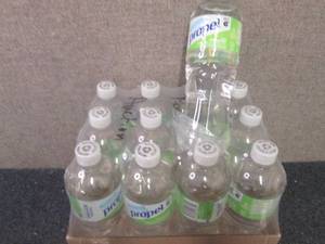 lot 156 image: 12- 24 oz Bottles Propel Kiwi Straw...
