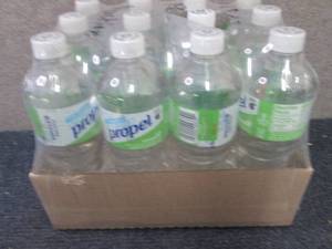 lot 159 image: 12- 24 oz Bottles Propel Kiwi Straw...