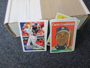 lot 173 image: Box of 2007 & 2010 Topps Baseball C...