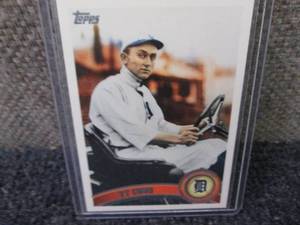 lot 191 image: 2011 Topps Ty Cobb Card...
