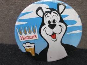 lot 192 image: Metal Hamms Sign...