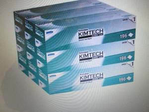 lot 301 image: Kimtech Dry Wipe, White, Box, 1-Ply...