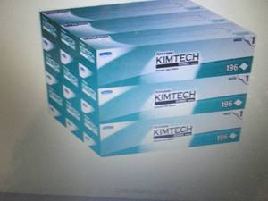 lot 303 image: Kimtech Dry Wipe, White, Box, 1-Ply...