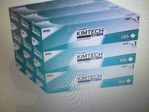 lot 305 image: Kimtech Dry Wipe, White, Box, 1-Ply...
