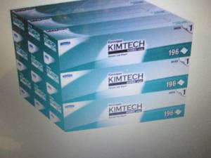 lot 307 image: Kimtech Dry Wipe, White, Box, 1-Ply...
