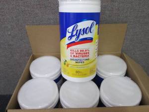 lot 310 image: LYSOL Disinfecting Wipes Canister,...