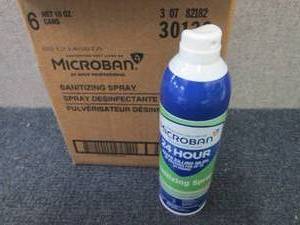 lot 323 image: Microban 24-Hour Disinfectant Sanit...