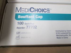 lot 346 image: Case of 500 Medichoice Blue Bouffan...
