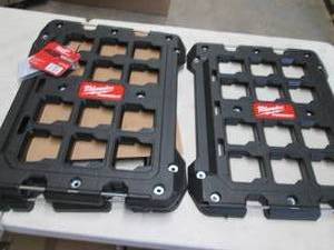 lot 361 image: 3 Milwaukee Packout Mounting Plate ...