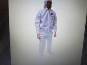 lot 368 image: Case of 25 Impervious Coveralls wit...