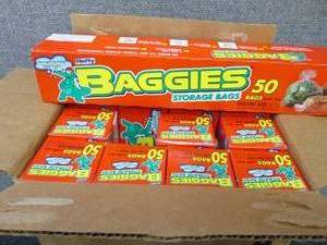 lot 382 image: Case of 12-50 ct boxes Hefty Gallon...