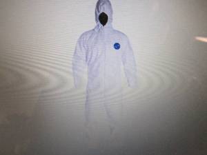 lot 389 image: Tyvek Hooded Disposable Coveralls, ...