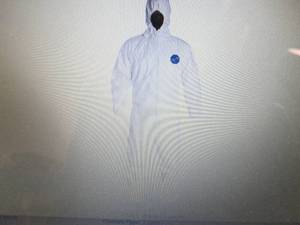 lot 390 image: Tyvek Hooded Disposable Coveralls, ...