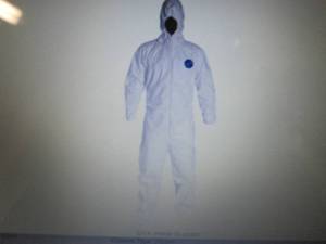 lot 394 image: Tyvek Hooded Disposable Coveralls, ...