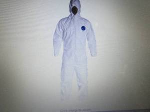 lot 396 image: Tyvek Hooded Disposable Coveralls, ...