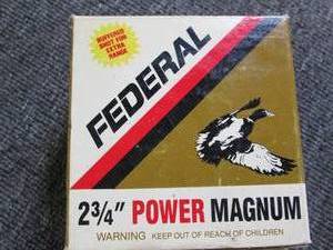 lot 21 image: box of federal 2 34 power magnum 1...