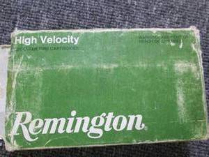 lot 29 image: box of remington high velocity 8mm ...