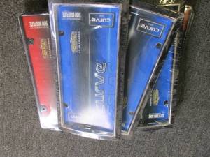 lot 112 image: 8 license plate frames ...